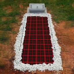 ScotsTee Shop Scottish Connel Clan Tartan Grave Blanket For Cemetery Waterproof Custom Memorial