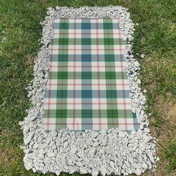 ScotsTee Shop Scottish Guthrie Dress Ancient Clan Tartan Grave Blanket For Cemetery Waterproof Custom Memorial