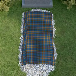 ScotsTee Shop Scottish Healy Suspect Clan Tartan Grave Blanket For Cemetery Waterproof Custom Memorial