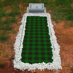 ScotsTee Shop Scottish Fife District Clan Tartan Grave Blanket For Cemetery Waterproof Custom Memorial