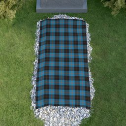 ScotsTee Shop Scottish Gardyne Clan Tartan Grave Blanket For Cemetery Waterproof Custom Memorial