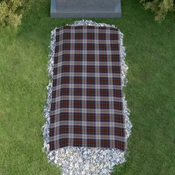 ScotsTee Shop Scottish MacBeth Dress Clan Tartan Grave Blanket For Cemetery Waterproof Custom Memorial