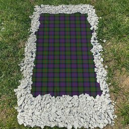 ScotsTee Shop Scottish MacBrayne Clan Tartan Grave Blanket For Cemetery Waterproof Custom Memorial