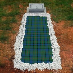 ScotsTee Shop Scottish Lauder Clan Tartan Grave Blanket For Cemetery Waterproof Custom Memorial