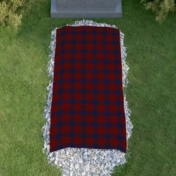ScotsTee Shop Scottish Lawless Clan Tartan Grave Blanket For Cemetery Waterproof Custom Memorial