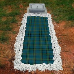 ScotsTee Shop Scottish Kirkpatrick Clan Tartan Grave Blanket For Cemetery Waterproof Custom Memorial