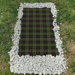ScotsTee Shop Scottish MacDiarmid Clan Tartan Grave Blanket For Cemetery Waterproof Custom Memorial