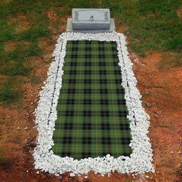 ScotsTee Shop Scottish Lorne Marquis of Clan Tartan Grave Blanket For Cemetery Waterproof Custom Memorial