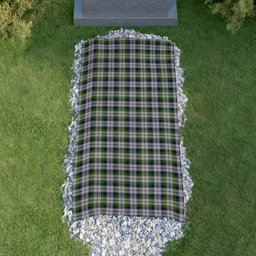 ScotsTee Shop Scottish MacCracken Dress Clan Tartan Grave Blanket For Cemetery Waterproof Custom Memorial