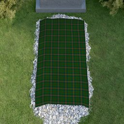 ScotsTee Shop Scottish MacClure Hunting Clan Tartan Grave Blanket For Cemetery Waterproof Custom Memorial