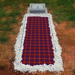 ScotsTee Shop Scottish MacKeever Clan Tartan Grave Blanket For Cemetery Waterproof Custom Memorial