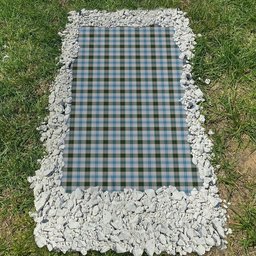 ScotsTee Shop Scottish MacKendrick Dress Clan Tartan Grave Blanket For Cemetery Waterproof Custom Memorial