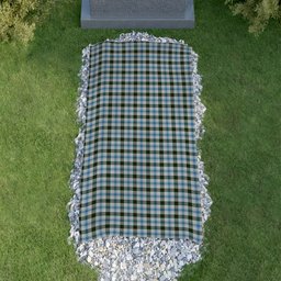 ScotsTee Shop Scottish MacKendrick Dress Clan Tartan Grave Blanket For Cemetery Waterproof Custom Memorial