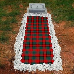 ScotsTee Shop Scottish MacPhail Modern Clan Tartan Grave Blanket For Cemetery Waterproof Custom Memorial