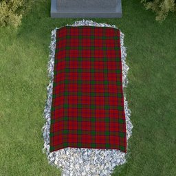 ScotsTee Shop Scottish MacLintock 1880 Clan Tartan Grave Blanket For Cemetery Waterproof Custom Memorial