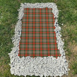 ScotsTee Shop Scottish MakGill Ancient Clan Tartan Grave Blanket For Cemetery Waterproof Custom Memorial