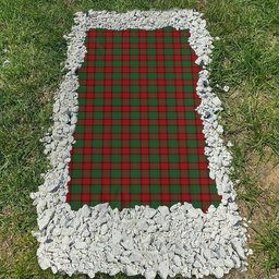 ScotsTee Shop Scottish MacPhail Clan Tartan Grave Blanket For Cemetery Waterproof Custom Memorial