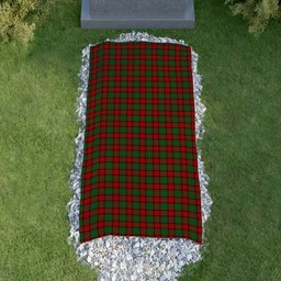 ScotsTee Shop Scottish MacPhail Clan Tartan Grave Blanket For Cemetery Waterproof Custom Memorial