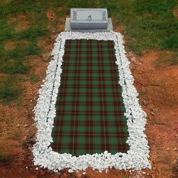 ScotsTee Shop Scottish MacPhee Hunting Modern Clan Tartan Grave Blanket For Cemetery Waterproof Custom Memorial