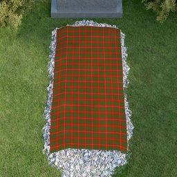 ScotsTee Shop Scottish MacPhee Ancient Clan Tartan Grave Blanket For Cemetery Waterproof Custom Memorial