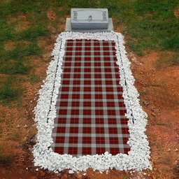 ScotsTee Shop Scottish MacPhee Dress Clan Tartan Grave Blanket For Cemetery Waterproof Custom Memorial