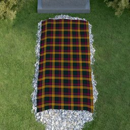 ScotsTee Shop Scottish MacMillan Modern Clan Tartan Grave Blanket For Cemetery Waterproof Custom Memorial