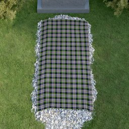 ScotsTee Shop Scottish MacNachten Dress Clan Tartan Grave Blanket For Cemetery Waterproof Custom Memorial