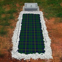 ScotsTee Shop Scottish Princess Beatrice Hunting Clan Tartan Grave Blanket For Cemetery Waterproof Custom Memorial