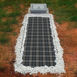 ScotsTee Shop Scottish McCandlish Dress Grey Clan Tartan Grave Blanket For Cemetery Waterproof Custom Memorial