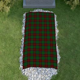 ScotsTee Shop Scottish McInery Clan Tartan Grave Blanket For Cemetery Waterproof Custom Memorial