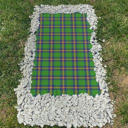 ScotsTee Shop Scottish New Mexico Clan Tartan Grave Blanket For Cemetery Waterproof Custom Memorial
