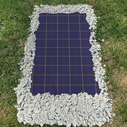 ScotsTee Shop Scottish Pearson Clan Tartan Grave Blanket For Cemetery Waterproof Custom Memorial
