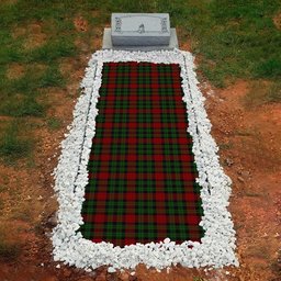 ScotsTee Shop Scottish Murdoch Dalgliesh Clan Tartan Grave Blanket For Cemetery Waterproof Custom Memorial