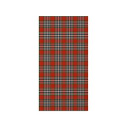 ScotsTee Shop Scottish McFarland Red Ancient Clan Tartan Grave Blanket For Cemetery Waterproof Custom Memorial