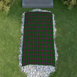 ScotsTee Shop Scottish McGeachie Clan Tartan Grave Blanket For Cemetery Waterproof Custom Memorial