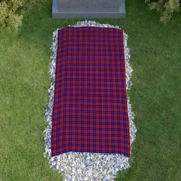 ScotsTee Shop Scottish Richardson Clan Tartan Grave Blanket For Cemetery Waterproof Custom Memorial