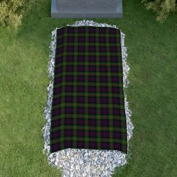 ScotsTee Shop Scottish Paget Clan Tartan Grave Blanket For Cemetery Waterproof Custom Memorial