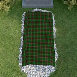 ScotsTee Shop Scottish Newfoundland Clan Tartan Grave Blanket For Cemetery Waterproof Custom Memorial