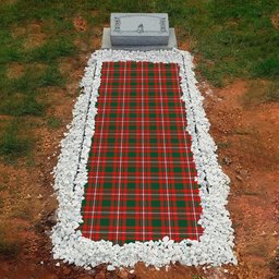 ScotsTee Shop Scottish Princess Margaret Clan Tartan Grave Blanket For Cemetery Waterproof Custom Memorial