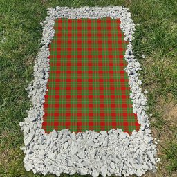 ScotsTee Shop Scottish Peter Clan Tartan Grave Blanket For Cemetery Waterproof Custom Memorial