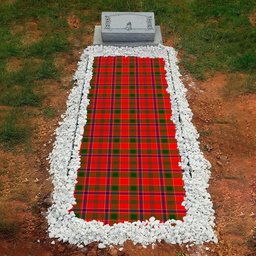 ScotsTee Shop Scottish Monroe Modern Clan Tartan Grave Blanket For Cemetery Waterproof Custom Memorial