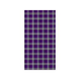 ScotsTee Shop Scottish Menzies Mauve and White Clan Tartan Grave Blanket For Cemetery Waterproof Custom Memorial