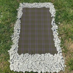 ScotsTee Shop Scottish Renn Faire Clan Tartan Grave Blanket For Cemetery Waterproof Custom Memorial