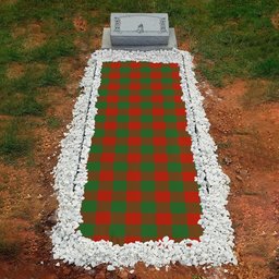 ScotsTee Shop Scottish Moncrieff Ancient Clan Tartan Grave Blanket For Cemetery Waterproof Custom Memorial