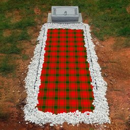 ScotsTee Shop Scottish McQueary Modern Clan Tartan Grave Blanket For Cemetery Waterproof Custom Memorial