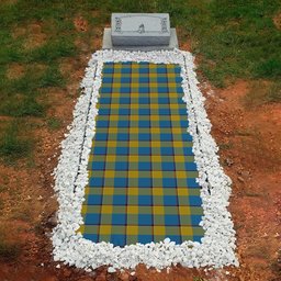 ScotsTee Shop Scottish Oliver Dress Pink Clan Tartan Grave Blanket For Cemetery Waterproof Custom Memorial