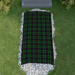 ScotsTee Shop Scottish Wilsons 064 2 Clan Tartan Grave Blanket For Cemetery Waterproof Custom Memorial