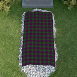 ScotsTee Shop Scottish Singh Clan Tartan Grave Blanket For Cemetery Waterproof Custom Memorial