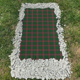 ScotsTee Shop Scottish Seller Clan Tartan Grave Blanket For Cemetery Waterproof Custom Memorial