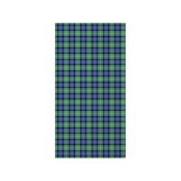 ScotsTee Shop Scottish Sutherland Old Ancient SC Clan Tartan Grave Blanket For Cemetery Waterproof Custom Memorial